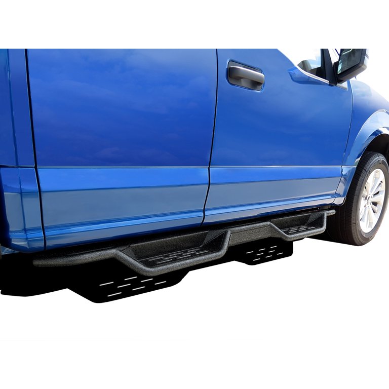 Black Drop Step Running Boards For Ford F150 & Super Duty Trucks (2015-2025) - 83" Carbon Steel 6 thumbnail image