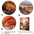 thumbnail image 3 of Designart "Countryside Autumnal Orchard Collage I" Landscape & Nature Floater Framed Canvas Print, 3 of 7