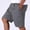 Dark Gray, variant on FUZHIQ Mens Shorts Casual 9 Inch Inseam Solid Color Drawstring Elastic Waist Boxer Shorts Comfortable Summer Beach Shorts Solid Splice Pocket,XXXXL