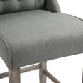 thumbnail image 6 of HomCom Bar Stool, Grey, Set of 2, 6 of 10
