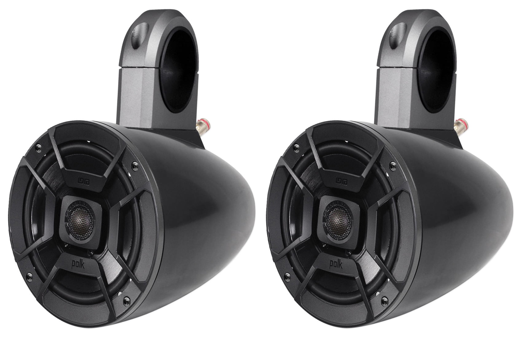 (2) Polk Audio DB652 6.5" 300 Watt Marine Wakeboard Tower Speakers