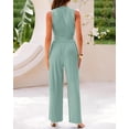thumbnail image 6 of BTFBM Summer Outfits For Women Cropped Sleeveless Tank Tops Wide Leg Pants 2 Piece Sets Beach Lounge Set Clothing, 6 of 7