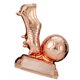 thumbnail image 1 of Trofeo de fútbol, ​​bota de fútbol, ​​estatua decorativa, adorno de escritorio, trofeo de resina para Recubrimiento de cobre, 1 of 9