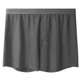 thumbnail image 4 of khonts,Men's Boxers Briefs Comfortable Soft Underpants Breathable Boxers Shorts Button Underwear Grey XXXL, 4 of 4