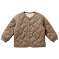 thumbnail image 2 of XXWXYD Kids Boys Girls School Coat Cotton Padded Jacket Inner Liner Jacket Winter Outerwear Warm Puffer Padded Coat Cold Weather Cotton Padded Warmth, 2 of 5