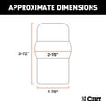 thumbnail image 4 of Trailer Ball Cover (Fits 1-7/8" or 2" Balls, Black Rubber, Packaged), 4 of 4
