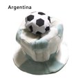 thumbnail image 2 of SUNSIOM Football Hat for Adult Contrast Color Soft Comfortable Wool Cap Funny Headgear for Bars, Masquerade Parties, 2 of 6