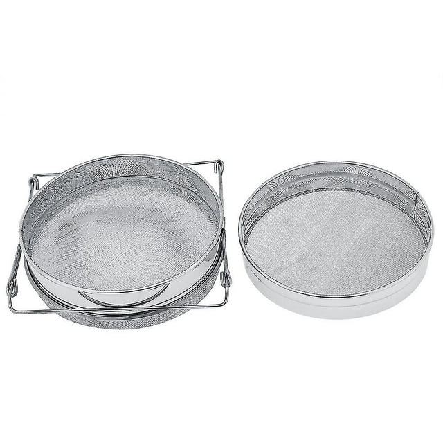 Filtre à mailles double pour apiculture, en acier inoxydable, pour extracteur de miel