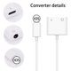 thumbnail image 5 of Adaptador Divisor 2 En 1 Para Iphone 7, Conector De Auriculares De 3,5Mm, Adaptador De Audio Aux, Convertidor De Cable Para Auriculares, Carga De Llamadas De Música Sweethay EL011685-00, 5 of 5