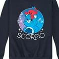 thumbnail image 3 of Care Bears - Scorpio Grumpy Bear - Men's Crew Fleece Sweatshirt, 3 of 5