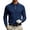 Navy&08^0728K, variant on Fabrcox S-4XL Polo Shirts for Men Long Sleeve with Pockets Collared Men Work Shirts Business Casual Plain Regular Fit Sports Golf Shirt for Men Green L