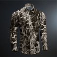 thumbnail image 1 of Camisa informal con botones para hombre con parte superior de piel de serpiente, suave y cómoda, con gráficos en HD, nuevo diseño de diseñador en tallas grandes, 1 of 6