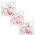 thumbnail image 7 of SKYSONIC 5 PCS Fall Pumpkin Pink Baby Muslin Washcloths, Watercolor Harvest Face Towel Burp Cloths Ultrasoft Absorbent Cotton Bath Wipes Towels for Newborn Boys Girls, 7 of 7