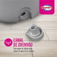 thumbnail image 3 of Reynera Giramop &ndash; Sistema de Limpieza Trapeador Mango Giratorio Telesc&oacute;pico, Cepillo Tallador, Canastilla Acero Inoxidable de Centrifugado, Canal de Drenado, Seguro Activador, 3 of 8