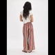 thumbnail image 4 of Pantalones de Rayas para Mujer, Cintura Alta, Pierna , Algodón y , Moda Playera, Cintura Elástica, Pantalones Casuales Sueltos. Rosa L, 4 of 5