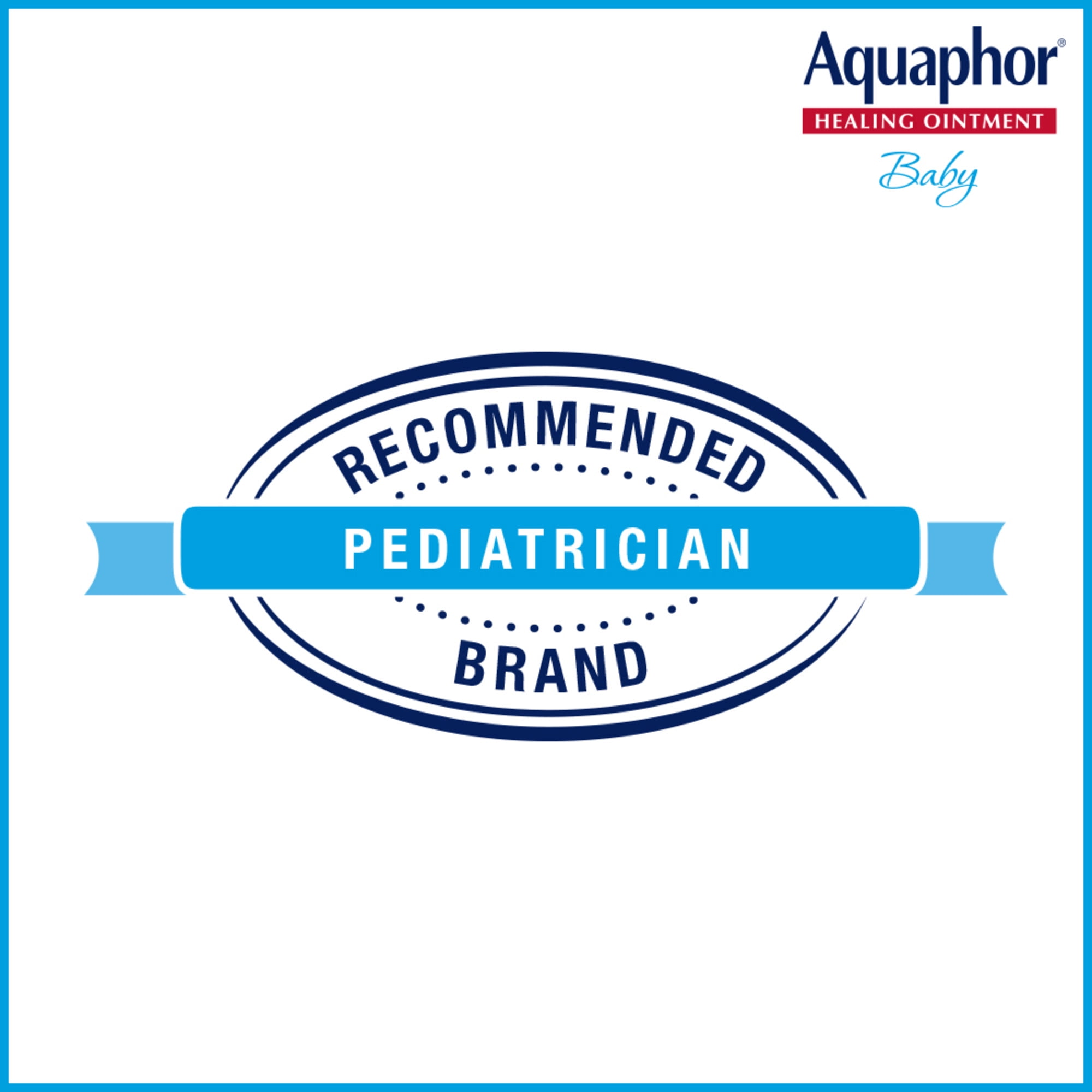 Aquaphor Baby Healing Ointment Advanced Therapy Skin Protectant, Dry Skin and Diaper Rash Ointment, 14 oz Jar