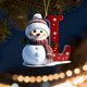 thumbnail image 2 of Adornos navideños personalizados con letras 2025 | Colgante acrílico para decorar el árbol | Adornos navideños personalizables para la decoración del hogar, 2 of 6