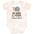thumbnail image 3 of Inktastic Nana and Poppa Love Me Grandchild Elephant Boys or Girls Baby Bodysuit, 3 of 5