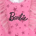 thumbnail image 5 of Barbie Girls Long Sleeves Tee Letter Star Print Mesh Panel Crewneck Pullover Outfits Sizes 2-6, 5 of 7