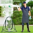 thumbnail image 3 of Ikoopy Mini Greenhouse Waterproof Pop Up Greenhouse Clear PVC Greenhouse Cover with Nails and Carrying Bag Portable Small Greenhouse for Outdoor Fruits Shrubs Vegetables, 3 of 11