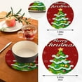 thumbnail image 3 of FREEAMG Vivid Christmas Tree Trivets for Hot Pots and Pans and Pot Holders 2PCS – Cotton Rope Round Mats, Hot Pads for Kitchens, Coasters, Placemats, 3 of 7