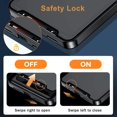 thumbnail image 5 of Compatible Google Pixel 7 Pro Case with Magnetic Adsorption & Safety Lock,Luxury Translucent Clear PC with Metal Black Cover Google Pixel Pro 7 Protective Phone Case for Google Pixel 7 Pro Case, 5 of 15