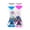 Blue Pink, variant on Dserhfy Double Heart Liquid Motion Bubble Drip Oil Hourglass Timer Clock Kids Toy Gift
