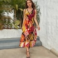thumbnail image 3 of Pastel Rainbow Lollipop Sleeveless Dress Dresses Women Summer Evening Dresses Ladies Bohemia Long Dresses, 3 of 9