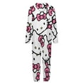 thumbnail image 5 of Hello Kitty Hooded Union Suit Pajama Soft Comfy PJs Sleepwear, 5 of 7
