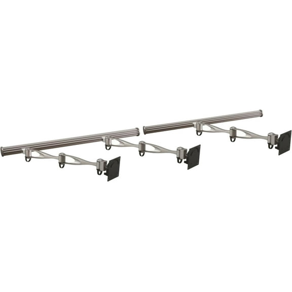 Wall Mount for Three Monitors Double Arm