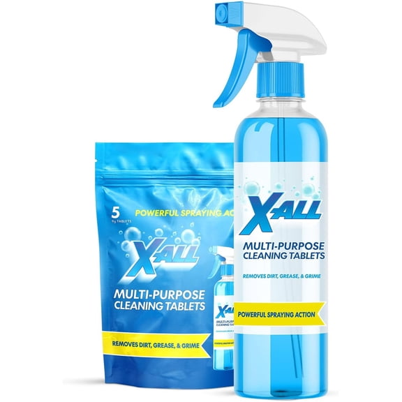 Multi-Purpose Cleaner - Spray Bottle and 5x Cleaning Tablets
