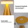 thumbnail image 2 of Lámpara Mesa Metal Sensor Táctil Atmósfera Recargable La Habitación Del, 2 of 6