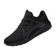 thumbnail image 4 of Zapatos Corrientes Negros De Los Hombres Zapatillas Deportivas Transpirables Al Aire Libre Zapatos Casuales Que Caminan 44 Soledad Zapatillas de deporte de los hombres, 4 of 10