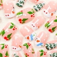 thumbnail image 4 of Yoyauz 24 PCS Christmas Fake Nails Shining Gold Purple Christmas Puppy Star Short Fake Nails, Christmas Color Nails Used for DIY Nail Decoration in Winter, 4 of 6