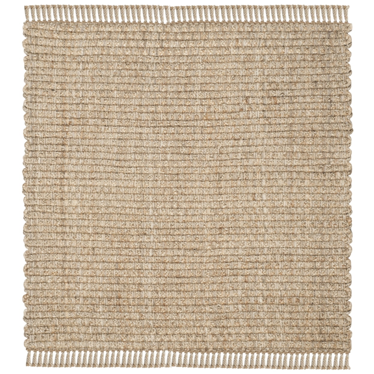SAFAVIEH Natural Fiber Eason Braided Jute Area Rug, Natural, 5' x 8'