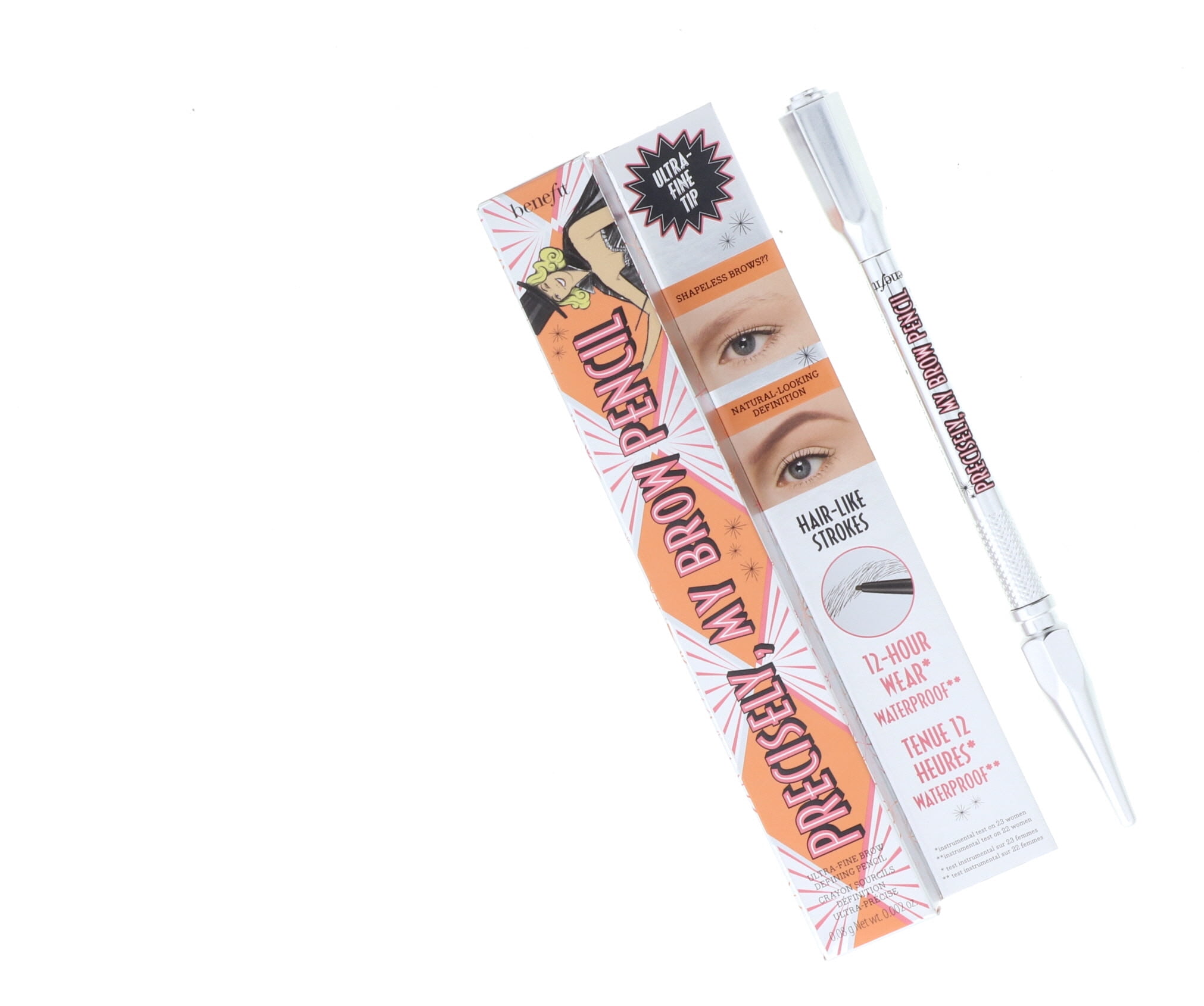 Benefit Precisely My Brow Pencil Ultra Fine Brow Defining, No. 4, Medium, 0.002 Ounce
