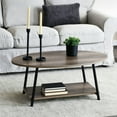 thumbnail image 5 of Household Essentials Jamestown Oval Coffee Table, 5 of 10