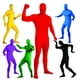 thumbnail image 2 of Niños Cosplay adulto Halloween ropa capa Invisible Ninja nocturna mono invisibilidad de piel apretado traje Zentai de cuerpo entero, 2 of 4