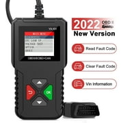 Jdiag Obd2 الماسح الضوئي ، قارئ الشفرة فحص ضوء محرك السيارات فحص أداة فحص أجهزة استشعار O2 وأنظمة Evap مع وظائف Obd2 الكاملة