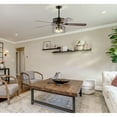 thumbnail image 5 of JONATHAN Y Asher 52" 3-Light Industrial Metal/Wood LED Ceiling Fan With Remote, Forged Black, 5 of 9
