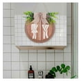 thumbnail image 5 of Funny Half Toilet Bathroom Decor Sign,Bathroom Sign Wooden Half Bathroom Decor Restroom Signs,Men Women Restroom Wall Signs,Half Toilet Bathroom Decor Sign,Rustic Bathroom Wall Art Hanging Signs, 5 of 9