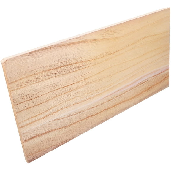 Beaupretty Solid Wood Board for Furniture Crafting Sturdy Rectangular Wood Panel