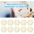 thumbnail image 4 of HUGFEGWE 10Pcs Hexagonal Shape Queen Cage Beekeeper Tool Beekeeping Equipment Bee Keeping Accessories CJB91-104258, 4 of 9