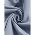 thumbnail image 4 of Dusty Blue Womens Slim Fit Ruched Halter Mini Dress With Tiered Flounce Skirt, 4 of 4
