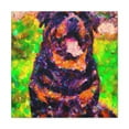 thumbnail image 1 of Powerful Rottweiler Portrait - Canvas, 1 of 10