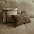 thumbnail image 4 of GDF Studio 7 Piece Faux Suede King Comforter Set with Pillows, Lodge Cabin Design, Brown, 4 of 9
