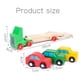 thumbnail image 2 of Coche de juguete de madera, juguete educativo infantil, remolque de madera, avión de juguete, carrito infantil, 2 of 7