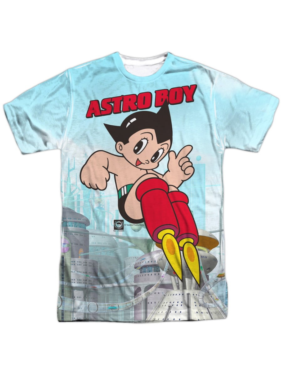 Astro Boy Anime Cartoon Show City Background Adult Front/Back