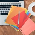 thumbnail image 2 of SHISUYAN Durable PP Material Notebook Dividers for Daily Use Red Color A4 Size, 2 of 9