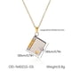 thumbnail image 5 of Openable Heart Book Necklace, Titanium Steel Love Letter Pendant Collarbone Necklace Chain Gift for Women, 5 of 5